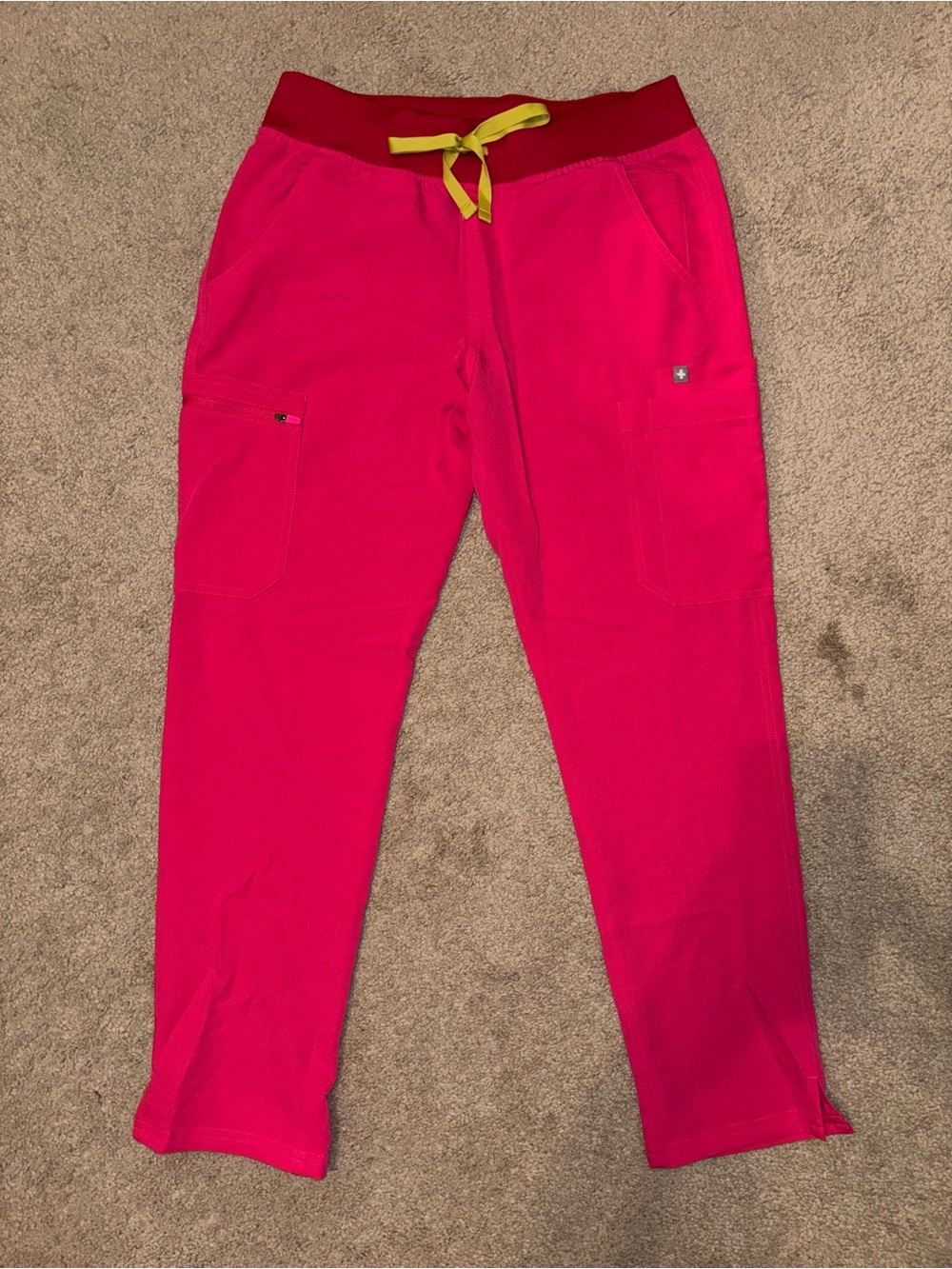 FIGS Pink Skinny Scrub Pants